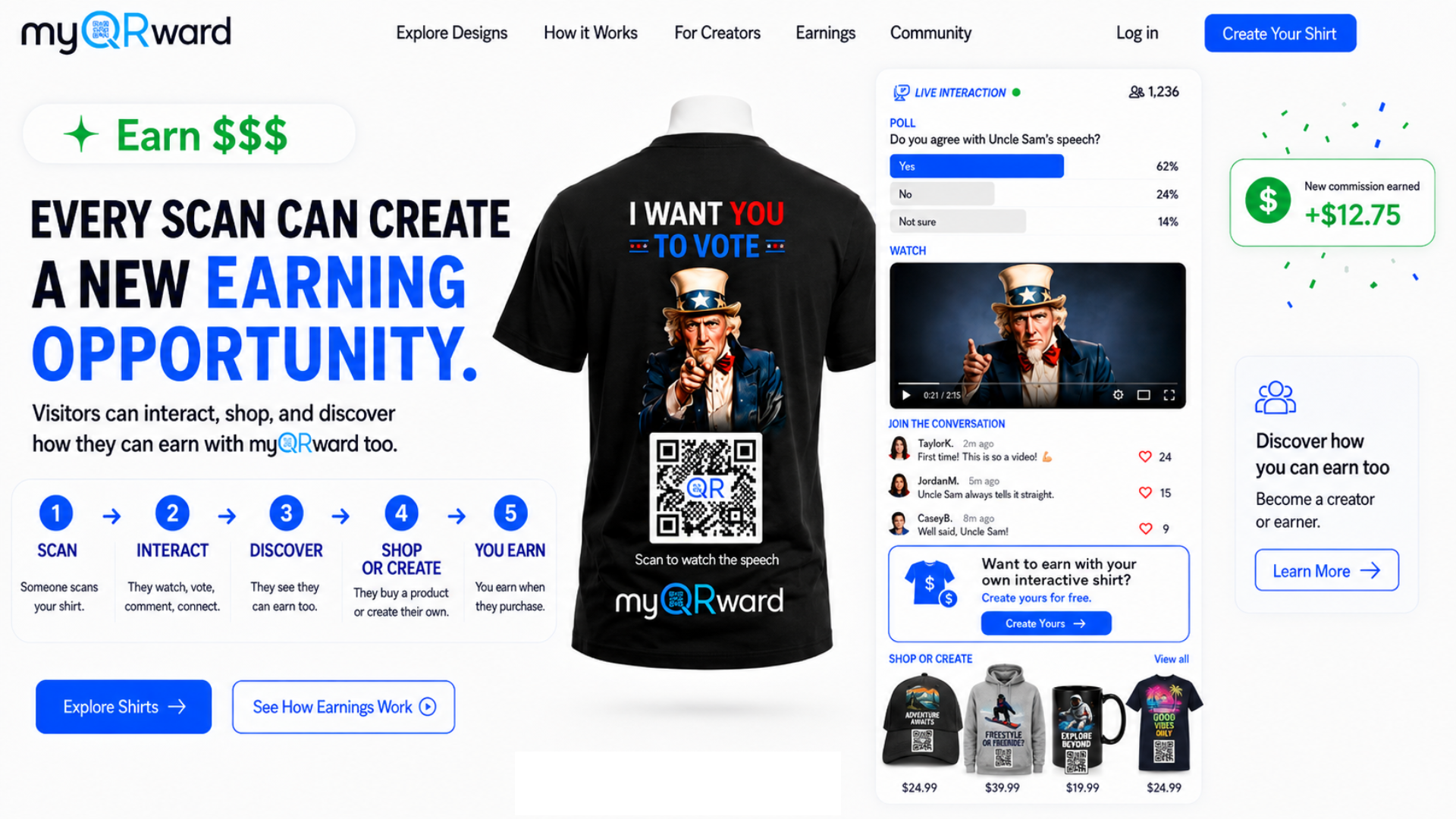 Learn how myQRward works